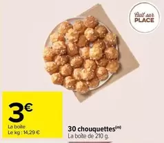 30 chouquettes