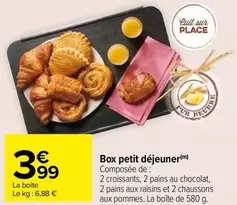 box petit déjeuner