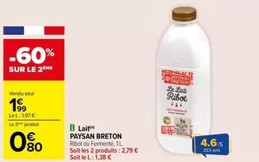 paysan breton - lait