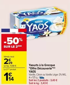 Yaos - Yaourts À La Grecque