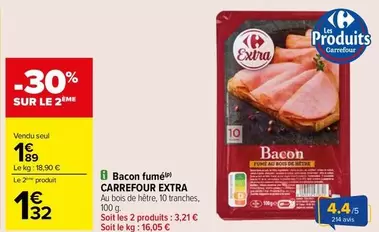 Carrefour - Bacon Fumé