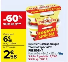 Beurrier Gastronomique Spécial - Promotion: Format unique avec caractéristiques premium