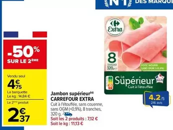 Carrefour - Jambon Supérieur