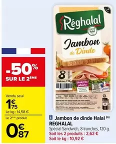 Reghalal - Jambon De Dinde Halal