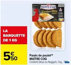 Maître Coq - Panés De Poulet