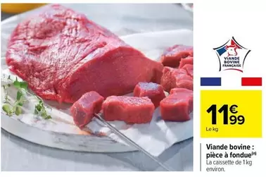 Viande Bovine: Pièce À Fondue