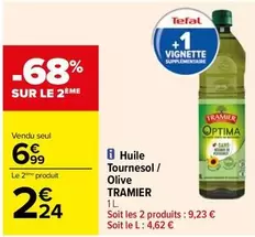 Tramier - Huile Tournesol / Olive