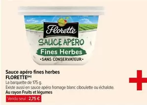 Florette - Sauce Apéro Fines Herbes