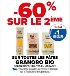 Tefal - Sur Toutes Les Pâtes Granoro Bio