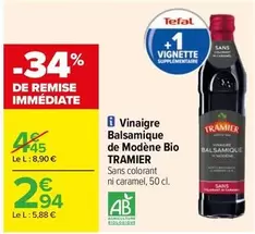 Tramier - Vinaigre Balsamique De Modène Bio