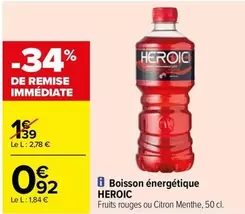 heroic - boisson énergétique