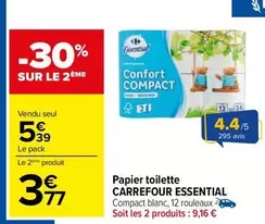 carrefour - papier toilette