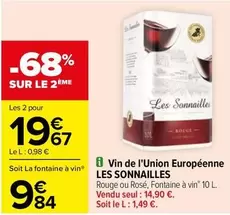 Les Sonnailles - Vin De L'union Européenne