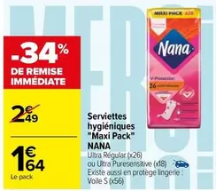 Nana - Serviettes Hygiéniques