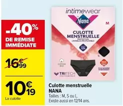 nana - culotte menstruelle