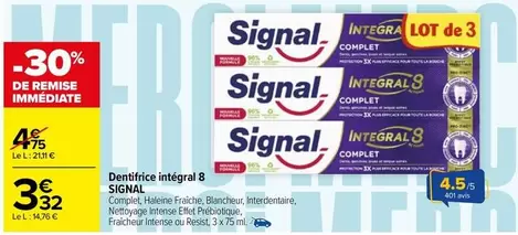 Signal - Dentifrice Intégral 8