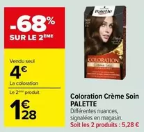 Palette - Coloration Crème Soin