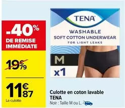 tena - culotte en coton lavable