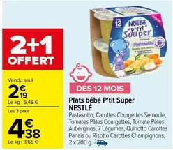 Nestlé - Plats Bébé P'tit Super