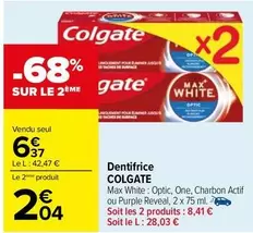 Colgate - Dentifrice