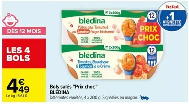 Blédina - Bols Salés "prix Choc"