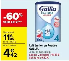 Gallia - Lait Junior En Poudre