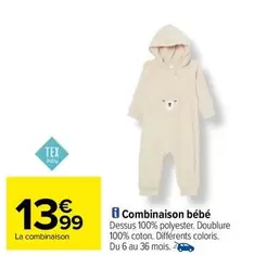 tex - combinaison bébé