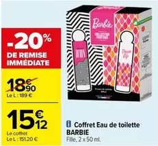 Barbie - Coffret Eau De Toilette