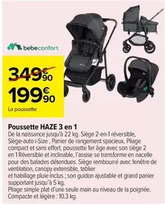 bébé confort - poussette haze 3 en 1