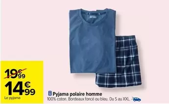 pyjama polaire homme