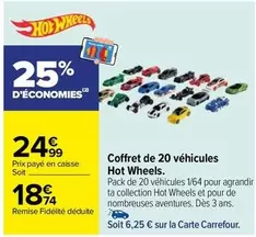 Hot Wheels - Coffret De 20 Véhicules