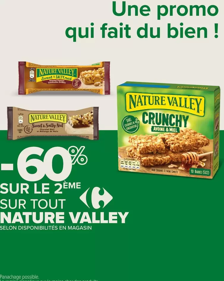 Promo - Sur Tout Nature Valley