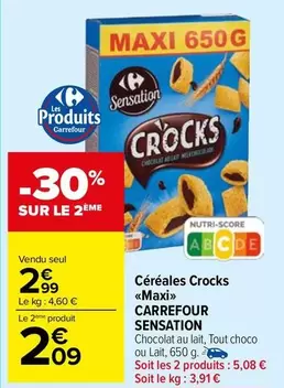 Carrefour - Céréales Crocks Maxi