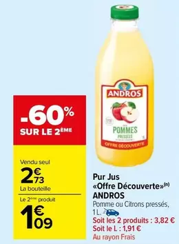 Andros - Pur Jus offre Découverte»