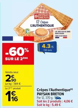 Paysan Breton - Crêpes L'authentique