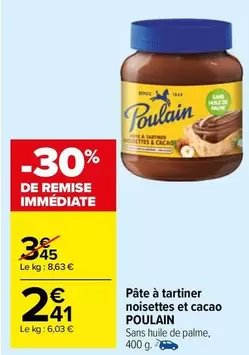 Poulain - Pâte À Tartiner Noisettes Et Cacao