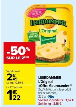 Leerdammer - L'original Offre Gourmande