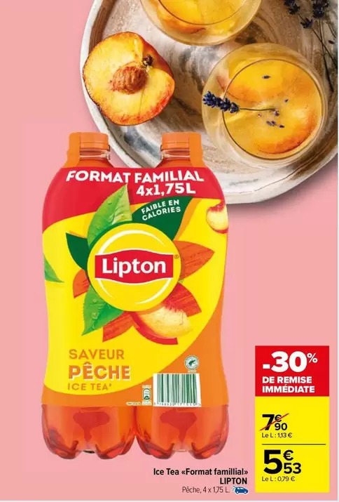 Lipton - Ice Tea Format Familial