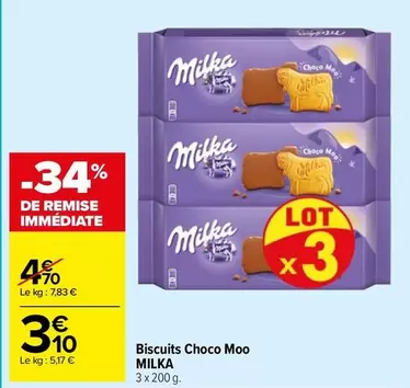 Milka - Biscuits Choco Moo