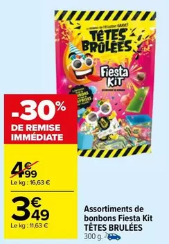 Fiesta - Assortiments De Bonbons Têtes Brulees