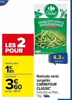 Carrefour - Haricots Verts Surgelés