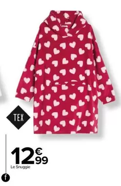 Tex - Snuggie Femme offre à 12,99€ sur Carrefour Market