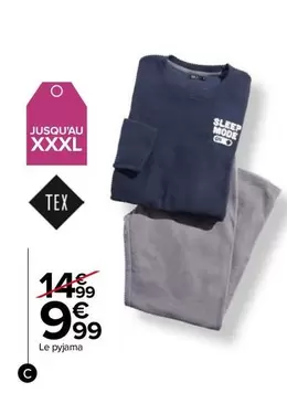 Tex - Le Pyjama offre à 9,99€ sur Carrefour Market