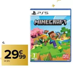 Sony - Ps5 Minecrrift offre à 29,99€ sur Carrefour Market