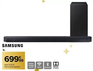 Samsung - Bambu AOcOuve offre à 699,99€ sur Carrefour Market