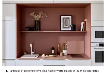 Panneaux Et Crédence Terra Pour Habiller Votre Cuisine Et Jouer Les Contrastes. offre sur Lapeyre