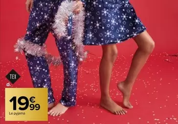 Tex - Pyjama Femme offre à 19,99€ sur Carrefour