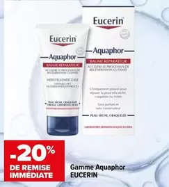 Eucerin - Gamme Aquaphor offre sur Carrefour