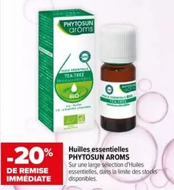 Phytosun Aroms - Huilles Essentielles offre sur Carrefour