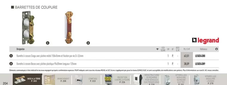 Legrand - Baguettes De Coludpure offre à 38,09€ sur Rexel